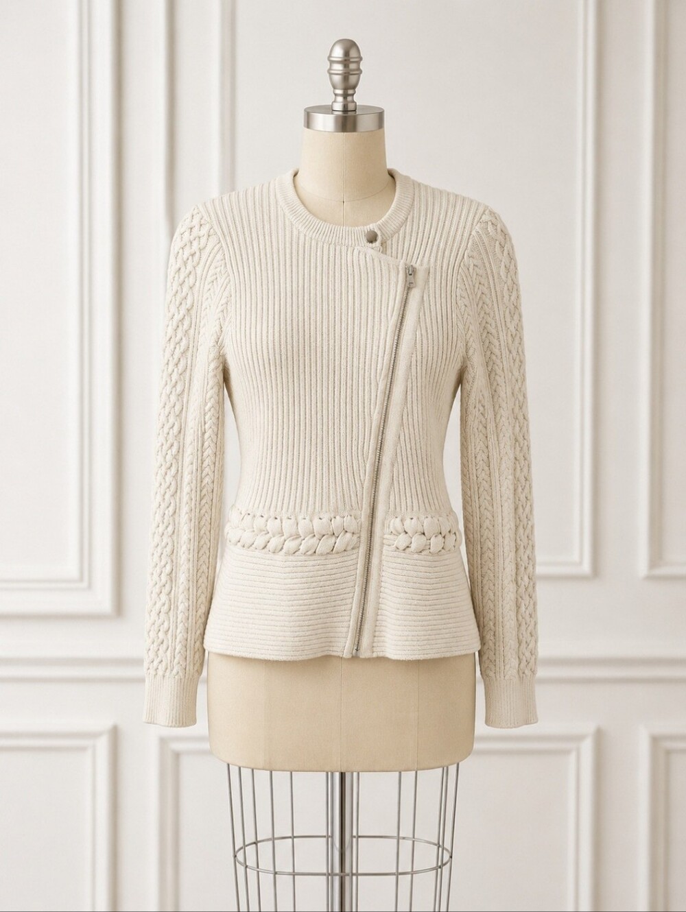 Simkhai Andi Knit Peplum jacket